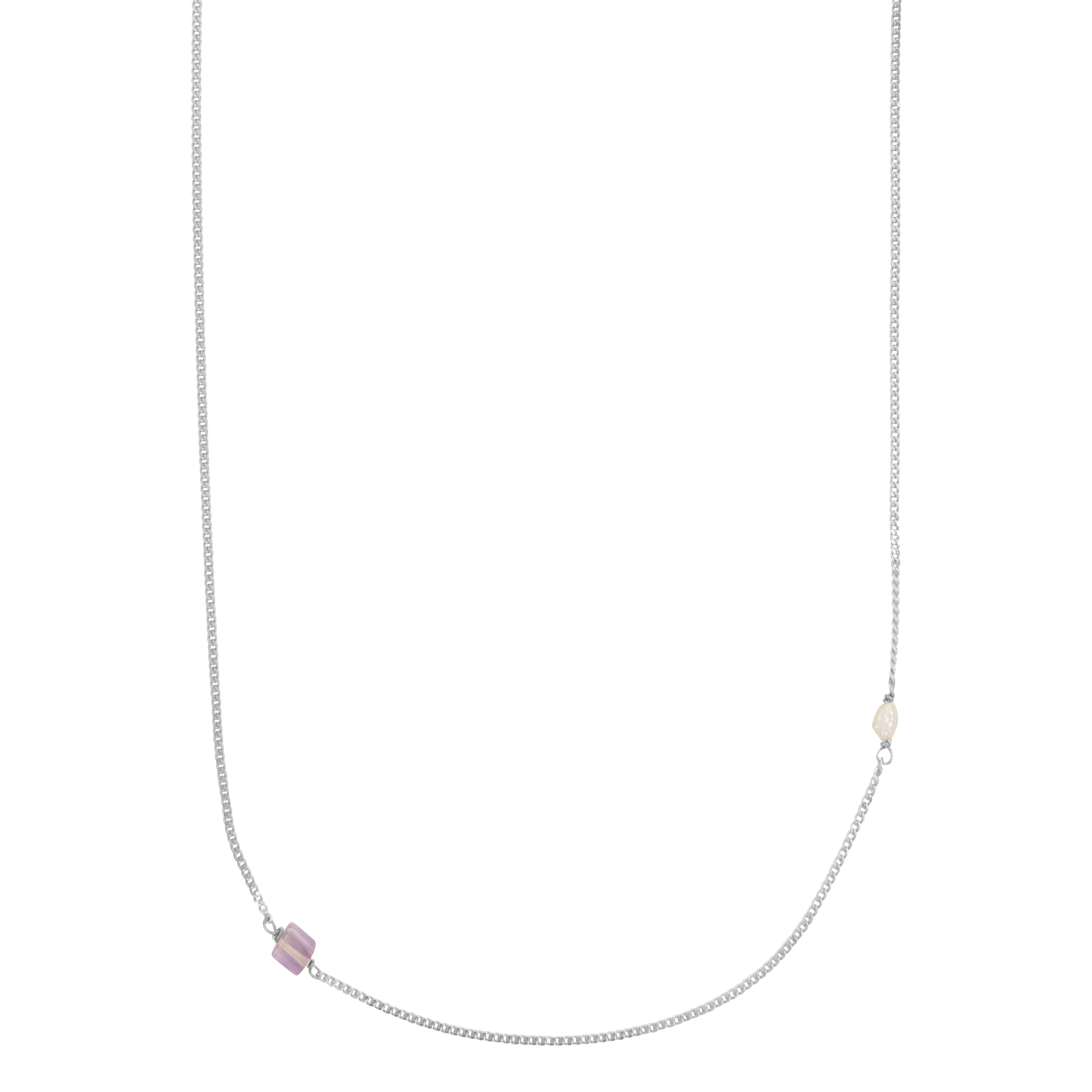 Elemental shortie Amethyst (geboortesteen Februari) | Verguld en zilver