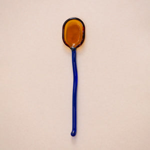 Koffielepel blauw