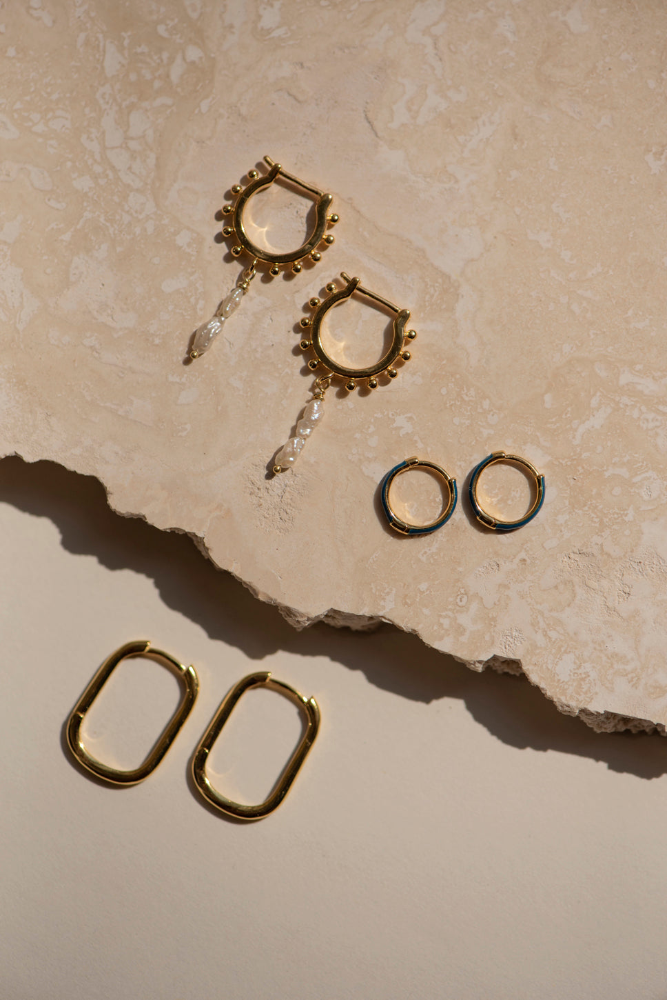 Oorbellen Carré - zilver