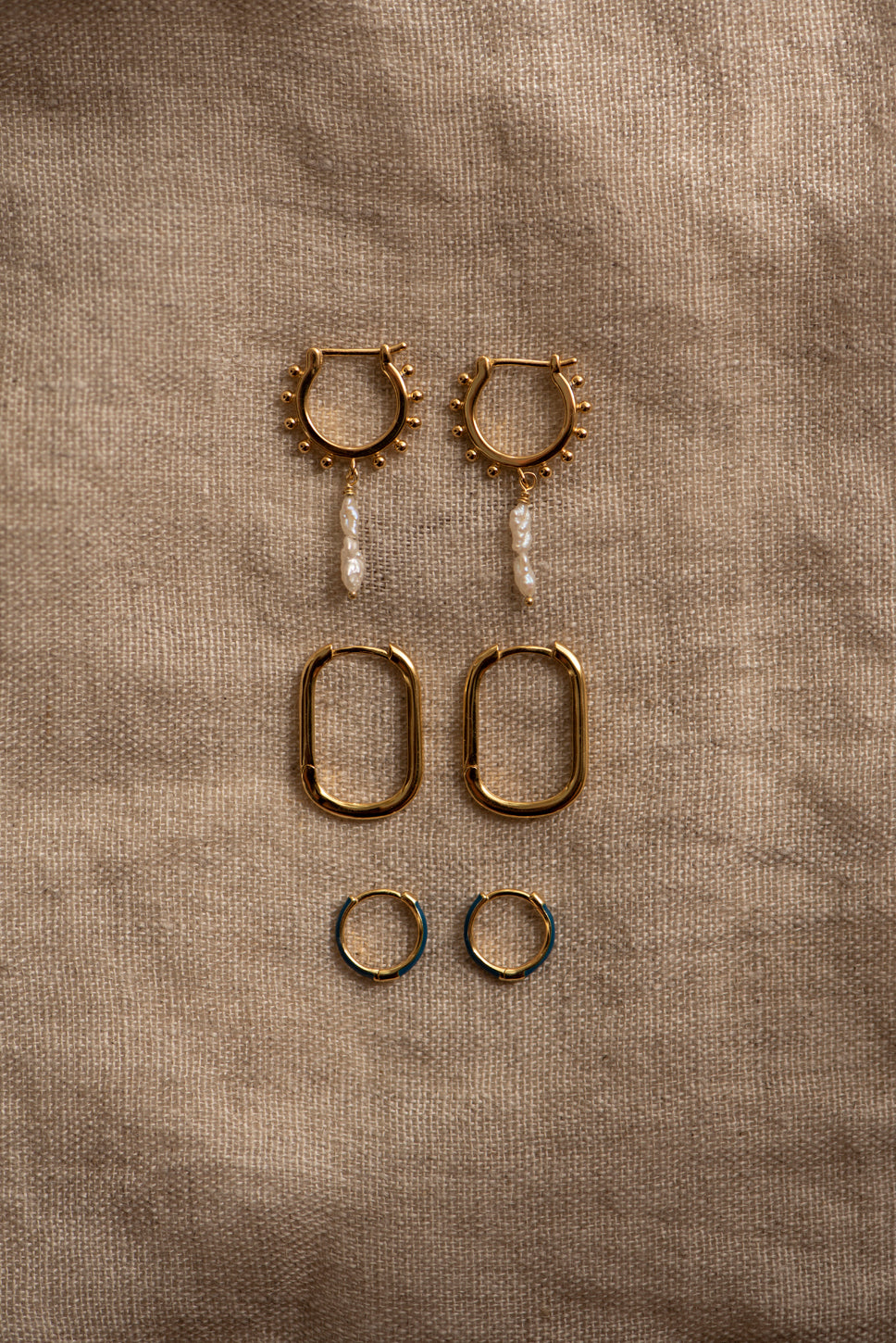 Oorbellen Carré - zilver
