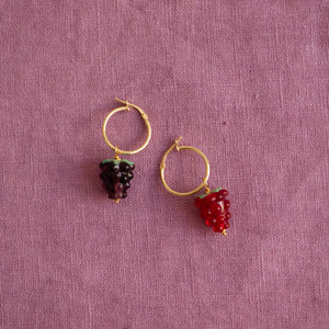 Losse oorbel Grapes - diverse kleuren