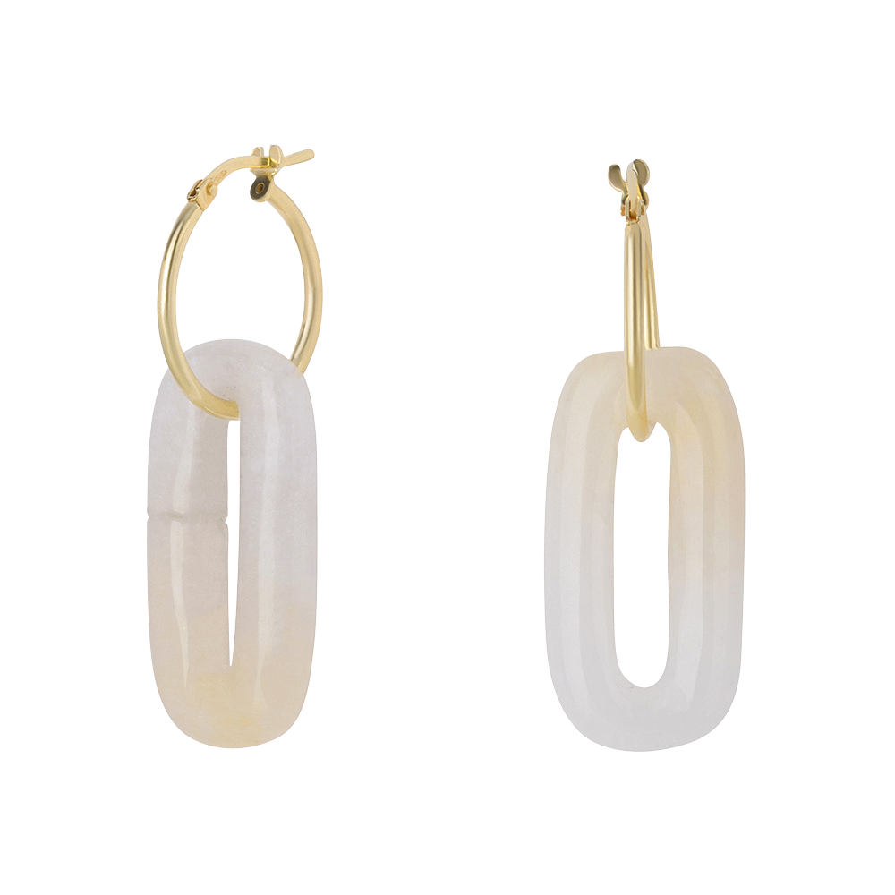 Oorbellen Forever Dreaming - Beige en Bruin