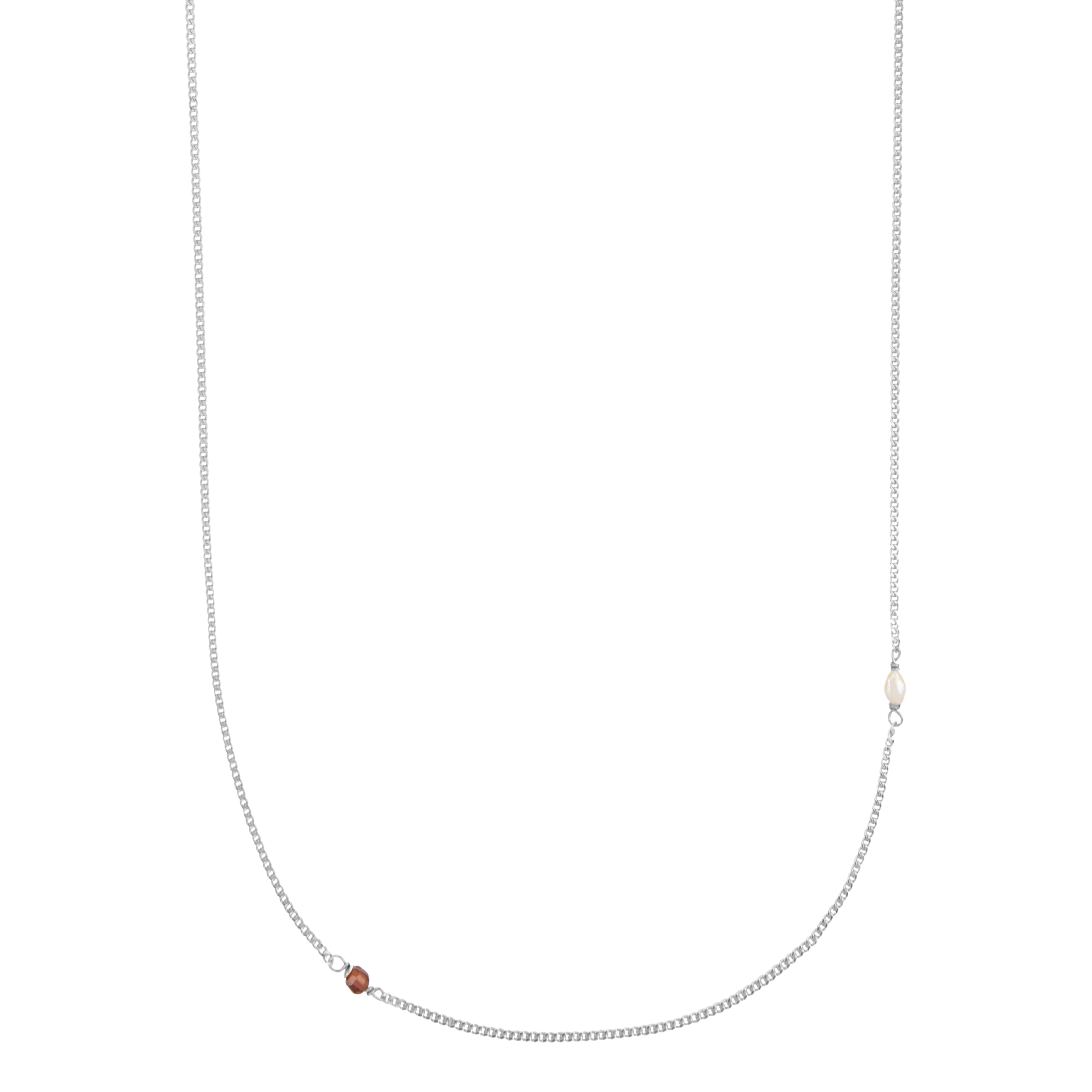Elemental shortie Granaat (geboortesteen Januari) |  Verguld en zilver