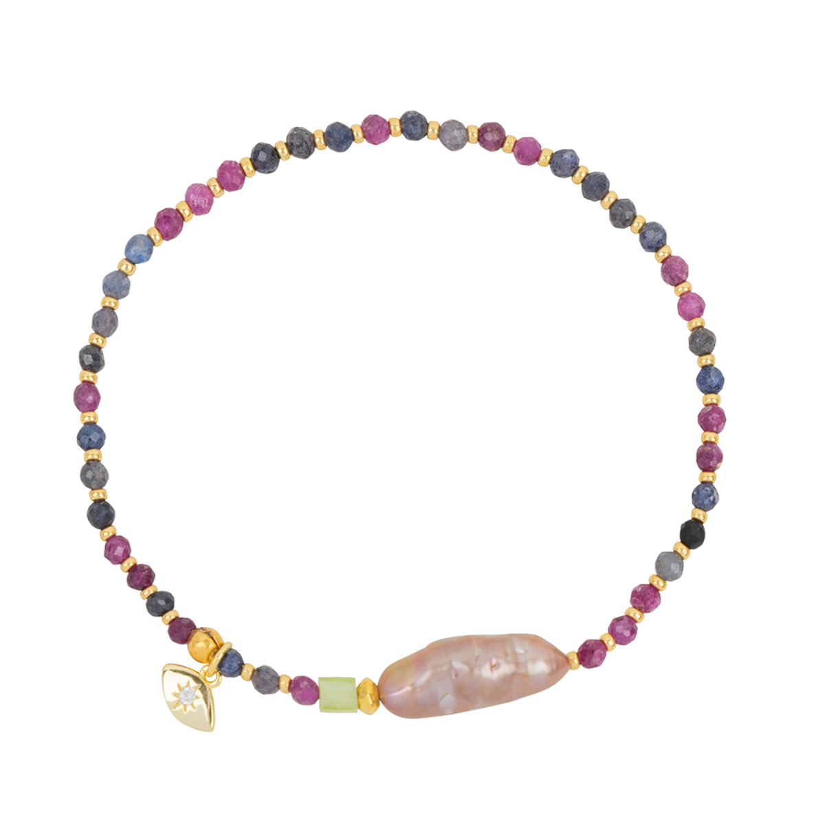 Armband Trouvailles - Warm Pink