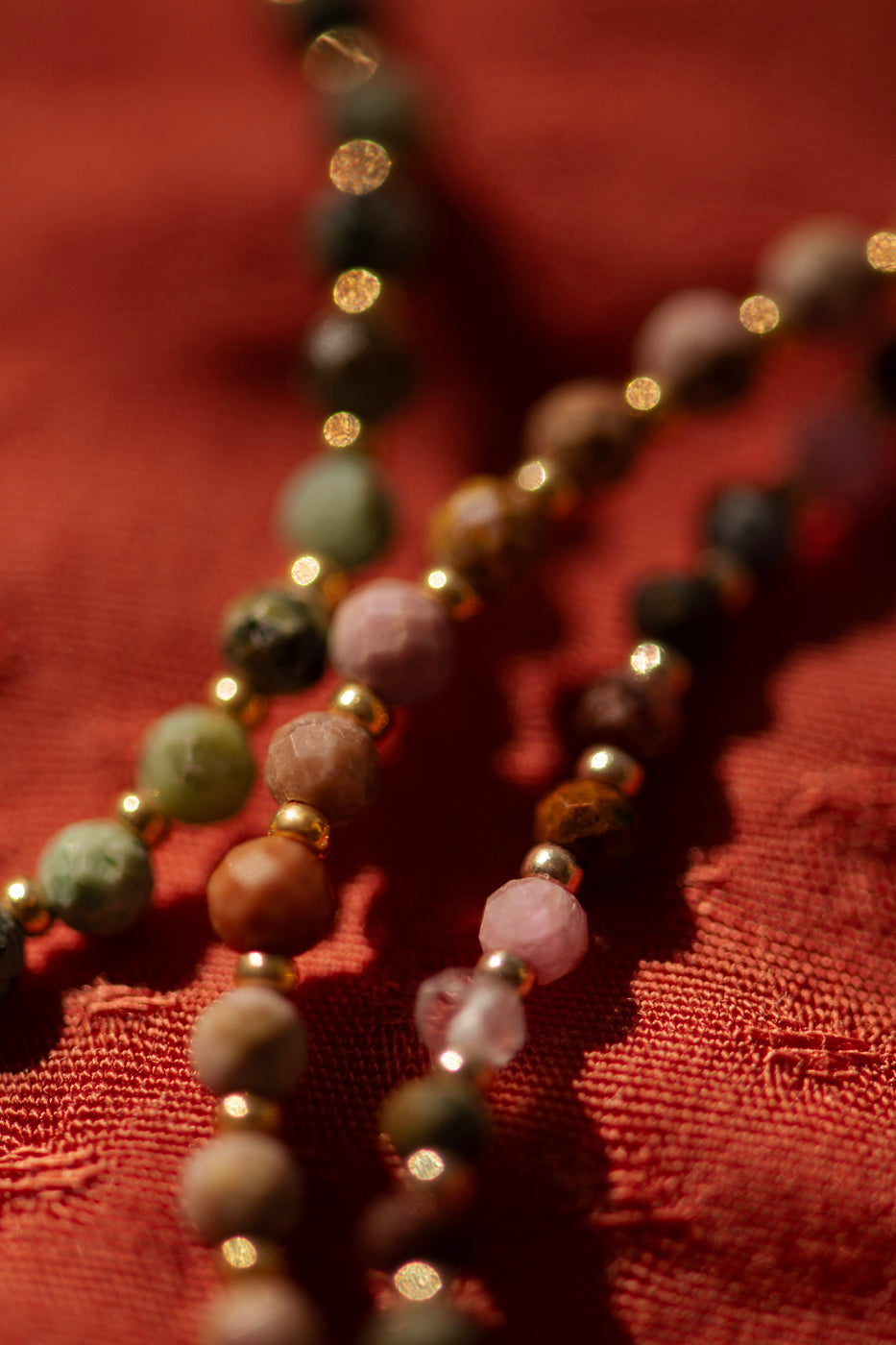 Armband Trouvailles - Warm Blue