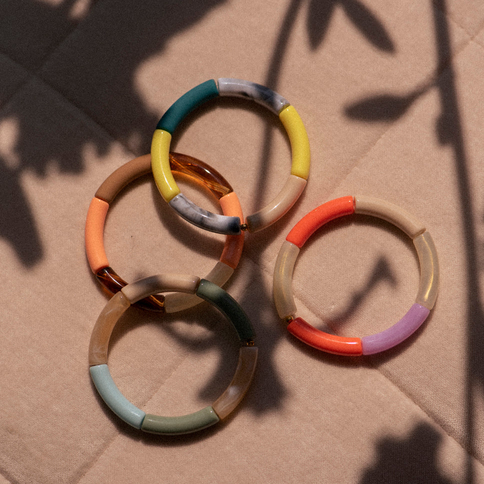 Armband Arc En Ciel - Salmon